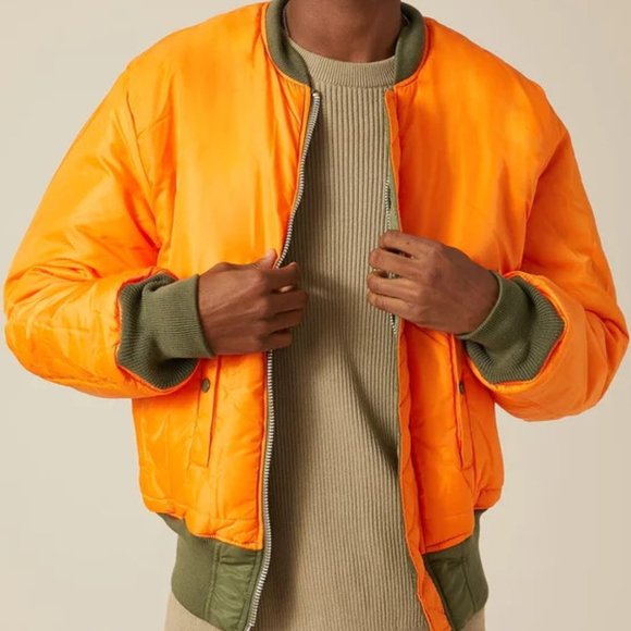 Alpha Industries Ma-1 Flight Men's jacket, Sage Green - Picture 3 of 6